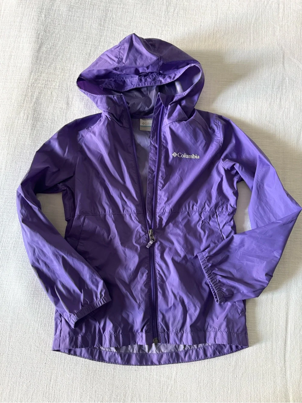 Columbia Girl's Switchback II Jacket, Purple - Small (7/8)